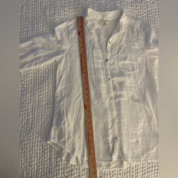 Eileen Fisher Cotton Gauze Button Down - Picture 8 of 11